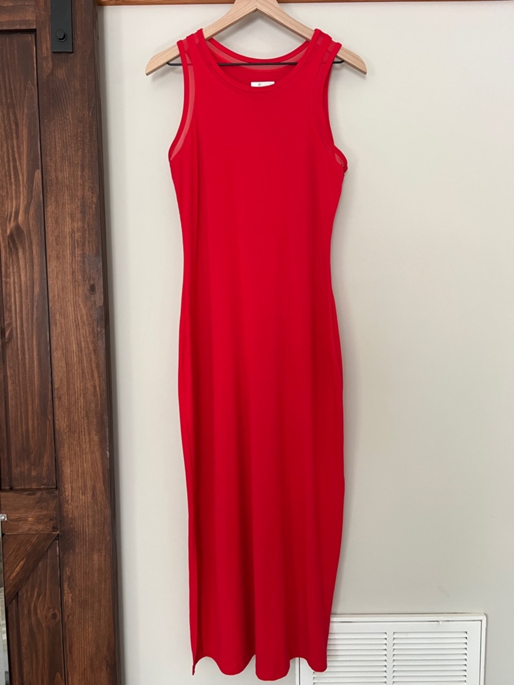 Columbia Slack Water Knit Maxi in Red Lily Size Small